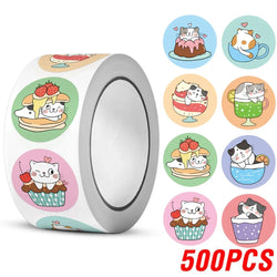 100-500pcs New Reward Sticker Teacher Child Classic Cute Decor Sticker For School Class Kids Student 1 Inch Round Stickers (ONLINE ORDER ONLY)