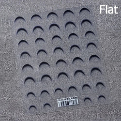 Chic Halo Dyeing Zebra Stripes Tender Black White Line Design Crescent Moon Arc Adhesive Nail Art Sticker Relief Manicure Decals (Online Order Only)