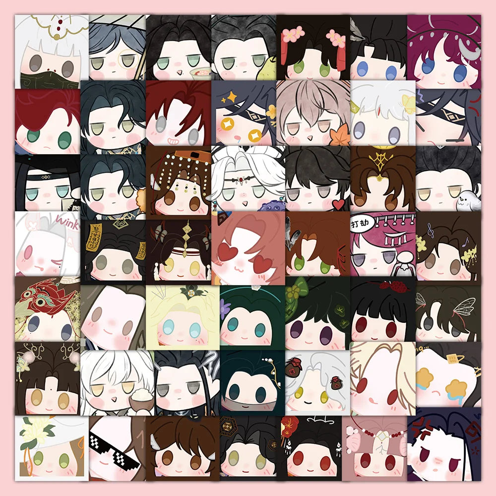 54pcs Animation Graffiti Stickers for Helmet, Desktop, Wall Decoration (Online Order Only)