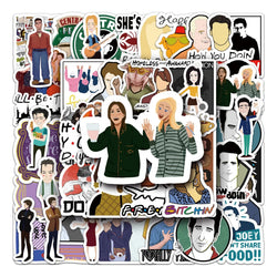 50Pcs Cartoon Waterproof Vinyl Stickers for Skateboard Snowboard (Online Order Only)