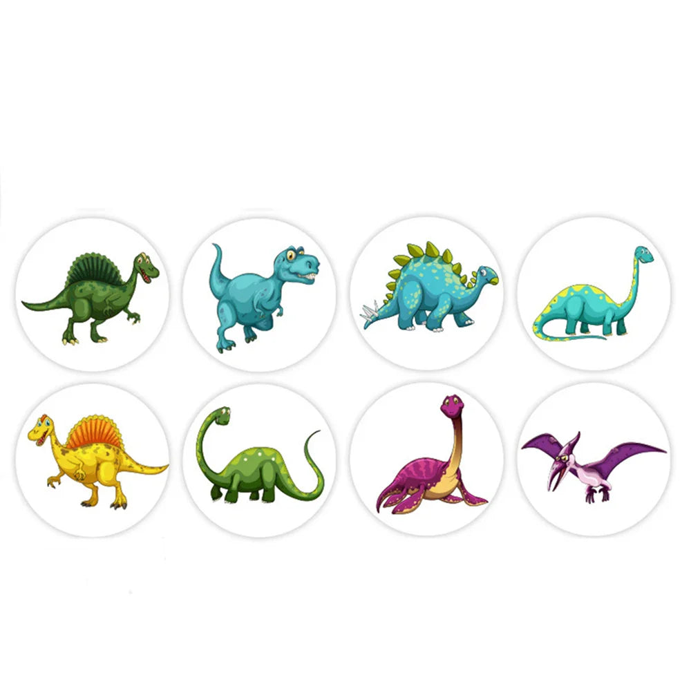 100-300pcs Dinosaur Animals Cartoon Stickers for kids school teacher Classroom Use Kids Toy Sticker Reward Encouragement Sticker (ONLINE ORDER ONLY)
