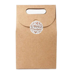 100-500pcs Rose Gold Merry Christmas Stickers Self-adhesive Holiday Stickers For Christmas Decors Wedding Party Cards Label (Online Order Only)