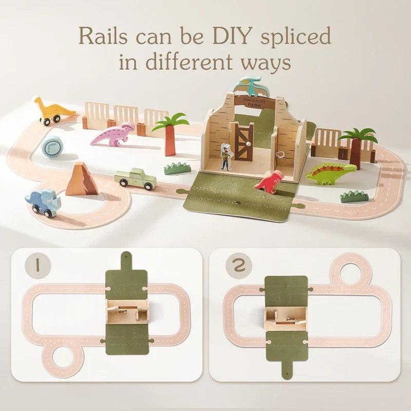Montessori Wooden Dinosaur Set (ONLINE ORDER ONLY)