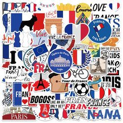 50PCS Travel Landscape Stickers for Luggage, Bottle, Motorcycle, Laptop, Refrigerator Decals (ONLINE ORDER ONLY)