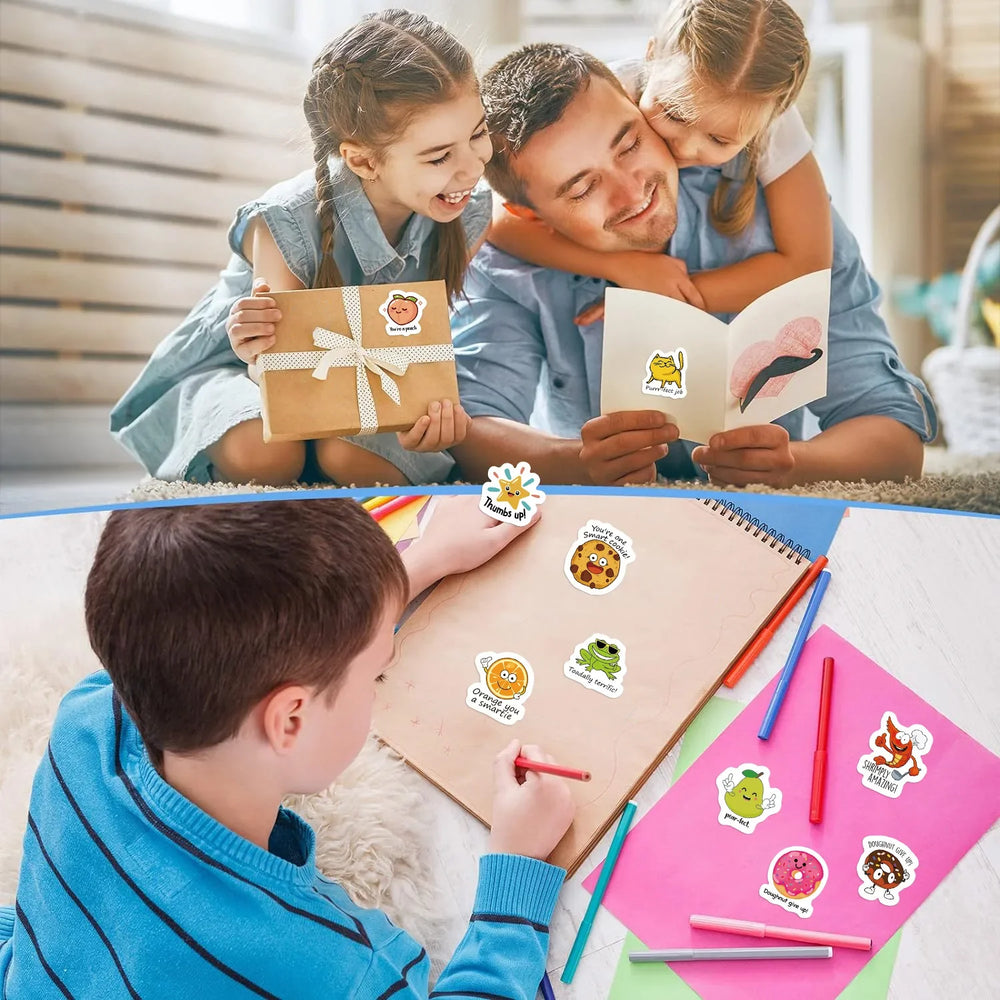 100-500pcs Cute Decal Student  Reward Stickers For Scrapbook Education Kids Gift Learning Motivational Toys Stationery stickers (ONLINE ORDER ONLY)