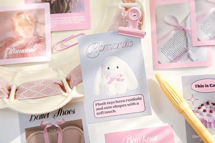 30Pcs Korean Ins Cute Girl Heart Scrapbooking Stickers Hand Account Idol Card Album DIY Phone Deco Material Stationery Sticker (ONLINE ORDER ONLY)