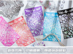 1PCS Kawaii Laser Bubbles Decorative Stickers Diary Idol Photocards DIY Craft Stickers Scrapbooking Stickers Confetti Sticker (Online Order Only)