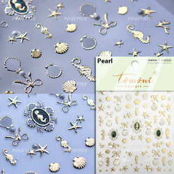 Deep Sea Animal Fish Shoal of Fish Whale Coral Dolphin Summer Beach Cute Jellyfish Bubble Bathyal Fauna Nail Art Stickers Decals (ONLINE ORDER ONLY)