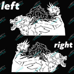 Large Anime Decal Graphic For Cars Sticker Decoration Side Hood Auto Parts Die Cutting Water Proof Vinyl Decals Accessories (ONLINE ORDER ONLY)