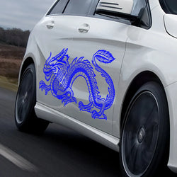 Anime Detachment Car Sticker The Black Dragon Body Big Picture Decoration Movement Style Die Cutting Waterproof PVC Vinyl Decals (ONLINE ORDER ONLY)