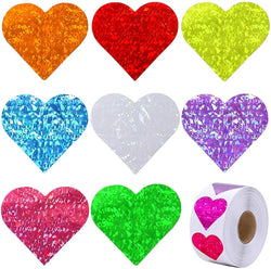 100-500pcs Valentine's Day stickers Heart Thank You adhesive label new year Birthday Party Handmade Decoration stickers (Online Order Only)
