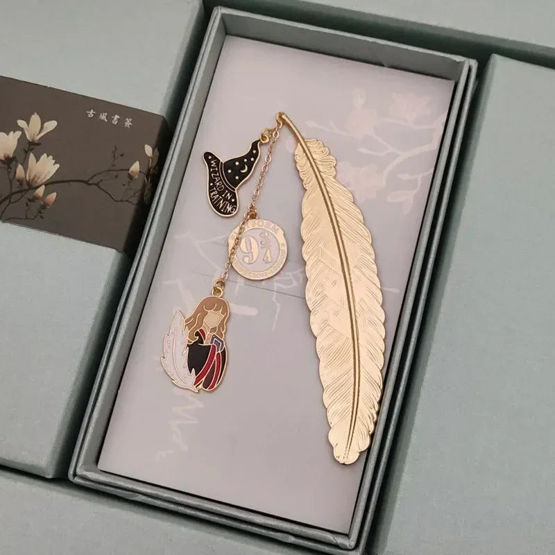 Harry Potter Gold Feather Bookmark - 13 Variants (ONLINE ORDER ONLY)