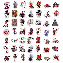 10/30/50/100pcs Anime HELLUVA Boss Graffiti Waterproof Stickers Notebook Laptop Suitcase Phone Cool Cartoon Sticker Kids Toys (Online Order Only)