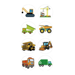 100-500pcs Engineering Vehicle Toys Stickers For Kids Toys Decals For School Reward Students Laptop Phone Sticker Labels (Online Order Only)
