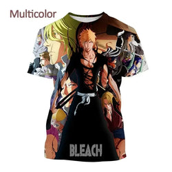 Ichigo Kurosaki T-shirt: 3D Bleach Anime Summer Top (ONLINE ORDER ONLY)
