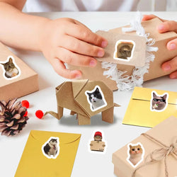 100-500pcs Cartoon Meme Cat Stickers For School Reward Stickers Classroom Decoration Encouragement Sticker For Student Teacher (ONLINE ORDER ONLY)