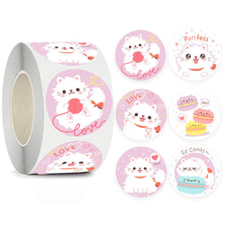 100-500pcs Cartoon Thank You Stickers For Seal Packaging Decoration Stickers School Teacher Kids Student Stationery Stickers (ONLINE ORDER ONLY)