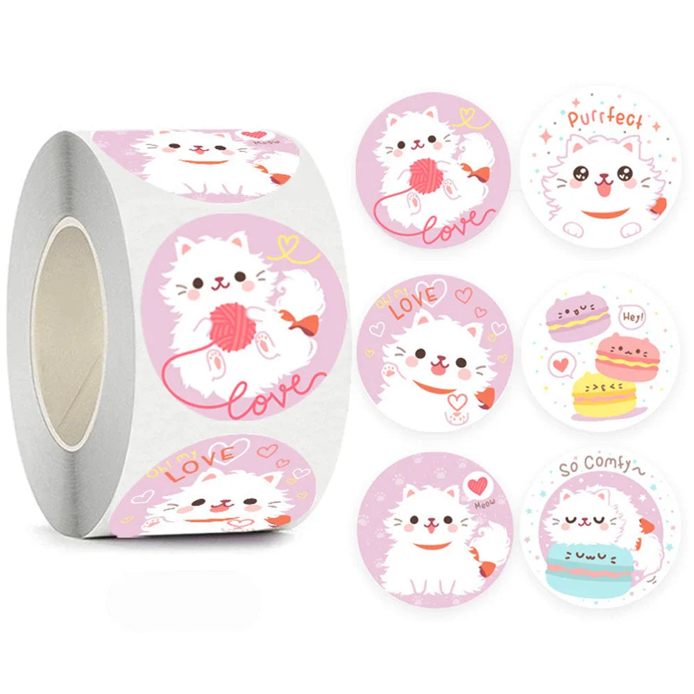100-500pcs Cartoon Animation Children's Toy Sticker School Classroom Training Motivational Stickers Stationery Labels (ONLINE ORDER ONLY)