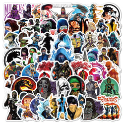 Mortal Kombat Graffiti Stickers Waterproof Decals for Skateboard, Laptop, Phone, Bike, Suitcase, Water Cup - 10/30/60PCS (Online Order Only)