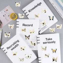30Pcs Ink Butterfly Graffiti Stickers For Guitar Suitcase Phone Scrapbook DIY Vintage Sticker Craft Supplies (ONLINE ORDER ONLY)