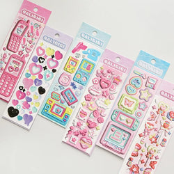 1pcs Ins Cute Love Magic Wand 3D Stickers Planner Journal Scrapbooking Decorative Sticker Aesthetic Kawaii Korean Stationery (Online Order Only)