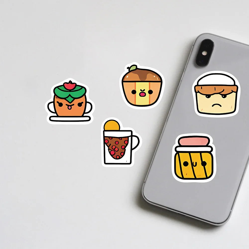 Candy Ice Cream Food Cartoon Sticker Packs (ONLINE ORDER ONLY)