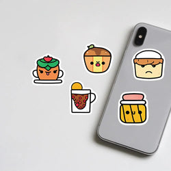 Candy Ice Cream Food Cartoon Sticker Packs (ONLINE ORDER ONLY)