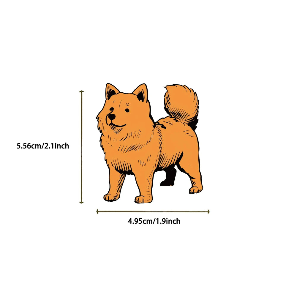 50PCS Cartoon Orange Animals Stickers For Laptop Suitcase Skateboarding Snowboard Retro Vinyl Home Sticker Cute Graffiti Decals (ONLINE ORDER ONLY)