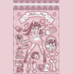 Ins Sweet Cool Sisters Girl Stickers Diary Scrapbooking DIY Album Decoration Sticker Aesthetic Personalized Kawaii Stationery (Online Order Only)