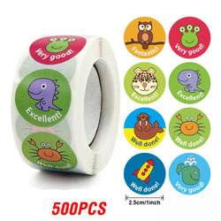 100-500pcs Cute Sticker for Kids Animals Face Reward Sticker for Classroom Teacher Supplies Motivational Scrapbooking (ONLINE ORDER ONLY)