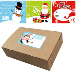 50-250Pcs Santa Claus Christmas Gift Decoration Sticker Packaging Stationery Sticker Happy Holidays Decoration Seal Label (ONLINE ORDER ONLY)