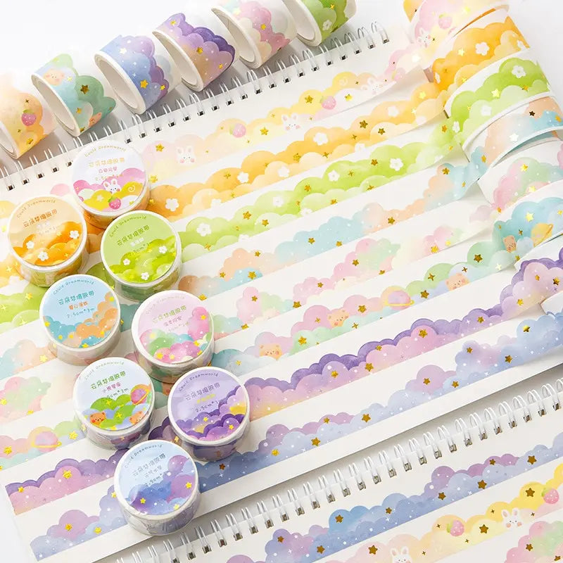 4 Pcs Cloud Bronzing Film Sticker Set (ONLINE ORDER ONLY)