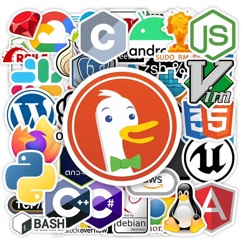 Programming IT Developers Stickers Github Go JAVA JS PHP OpenAi DIY Toy Gift Decal Graffiti Stickers for Phone Laptop Waterproof (ONLINE ORDER ONLY)