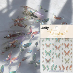 Dreamy Chic Butterfly Flower Bowknot Square Rhinestone Crystal 5D Self Adhesive Nail Art Stickers Fantasy Shiny Manicure Decals (ONLINE ORDER ONLY)