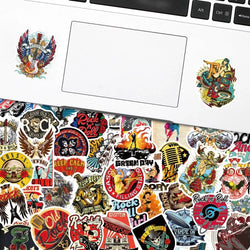 Retro Rock Roll Music Sticker Packs (ONLINE ORDER ONLY)