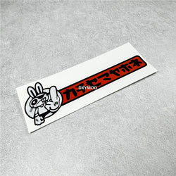 JDM D1 Rabbit Car Styling Stickers Decal Modified Motor Auto Window Decoration Applique (ONLINE ORDER ONLY)