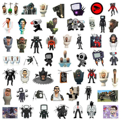 10/30/50PCS Skibidi Toilet Game Cartoon Stickers Graffiti Decals DIY Decoration Laptop Skateboard Notebook Car Kids Sticker Toys (ONLINE ORDER ONLY)