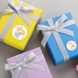 100-500pcs Cartoon Animal Label Thank You Stickers Sealing Label For Business Handmade Baking Cake Party Gift Decoration Sticker (ONLINE ORDER ONLY)