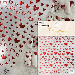 Black Silver Bowknot Love Heart Lace Irregular Line Lava Chic Self Adhesive Nail Art Stickers Embossed Reliefs Manicure Decals (Online Order Only)