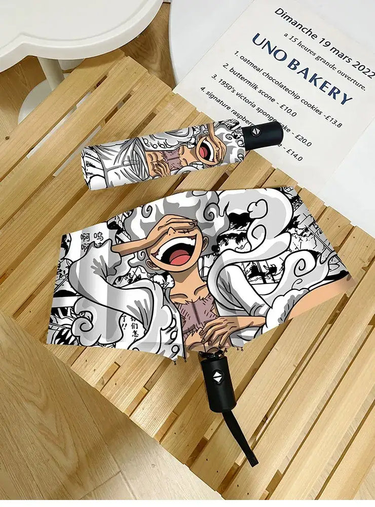 One Piece Nika Luffy Fold Umbrella Automatic Sunscreen (ONLINE ORDER ONLY)