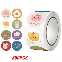 100-500pcs Cute Sticker for Kids Animals Face Reward Sticker for Classroom Teacher Supplies Motivational Scrapbooking (ONLINE ORDER ONLY)