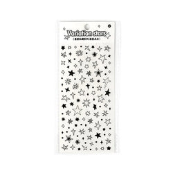 1Pc New Cute Star Resin Stickers Idol Card Deco Scrapbook DIY Material Girls Nails Decoration Stationery Stickers (ONLINE ORDER ONLY)