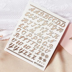 1Pc Laser Silver Gold Lines Stripe Nail Sticker Metal Strip Luxury Nails Slider Self Adhesive Slider Papers Transfer Stickers *& (Online Order Only)