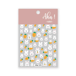 1pc Cute White Cloud Nail Stickers Ultra Thin Nail Art Stickers Self Adhesive Decals Star Moon/Flower/Clouds Kawaii Nail Decals (Online Order Only)