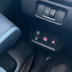 Set Of 6 Blank Button Car Sticker And Truck Vehicle White Blank Buttons The Car Interior  Decoration Die Cutting  Vinyl Decals (ONLINE ORDER ONLY)