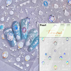 Deep Sea Animal Fish Shoal of Fish Whale Coral Dolphin Summer Beach Cute Jellyfish Bubble Bathyal Fauna Nail Art Stickers Decals (ONLINE ORDER ONLY)
