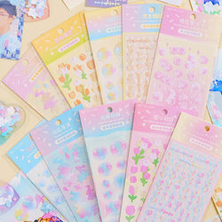 Lovely Sweet House Series Stickers Bubble Love Chain Scrapbooking Decorative Diary Album Stick Label Kawaii Korean Stationery (ONLINE ORDER ONLY)