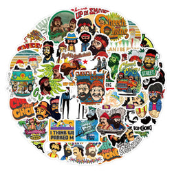 10/30/55PCS Cheech and Chong Stickers Funny Cartoon Stciekr Comedy Decals Scrapbook Laptop Guitar Car Bike Skateboard Kids Toys (ONLINE ORDER ONLY)