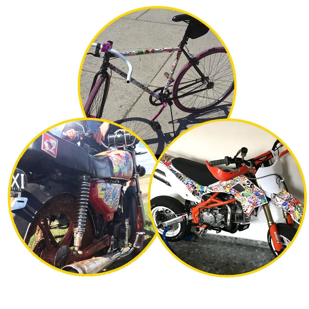 120 PCS Cartoon Psychedelic Stickers for Laptop Skateboard Motorcycles Bike Cars Fridge Waterproof Trippy Stickers for Kid (ONLINE ORDER ONLY)