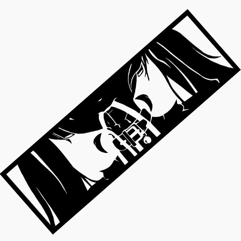 Anime Sticker For Car PVC Vinyl Decal Automobile Modification Window Bumper Decoration Interior Accessories PVC Decals (ONLINE ORDER ONLY)